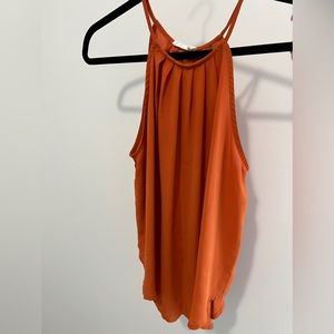 Orange tank top